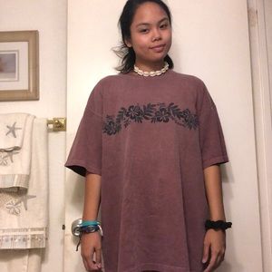 (very) oversized hawaii t-shirt